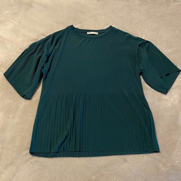 Zara emerald green blouse - Picture 1 of 2